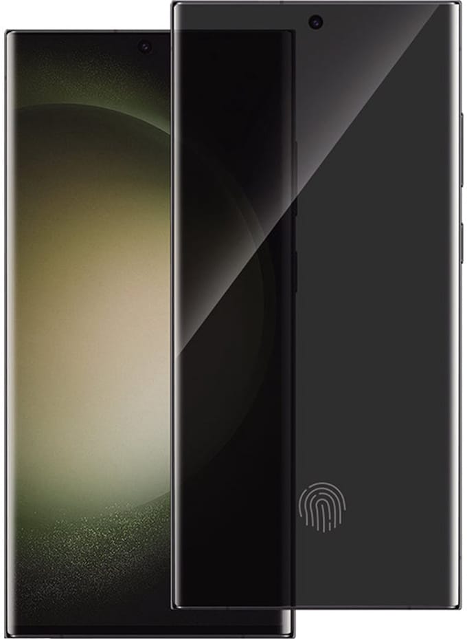 Samsung S25 Ultra Privacy 6D Screenprotector Tempered Glass