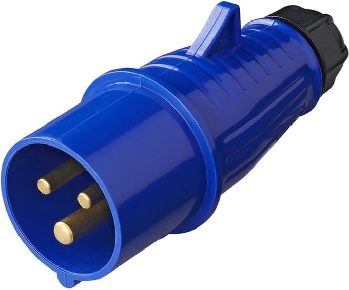 ProPlus Spatbestendige CEE-stekker - 16A - 230V - 3-polig - IP44