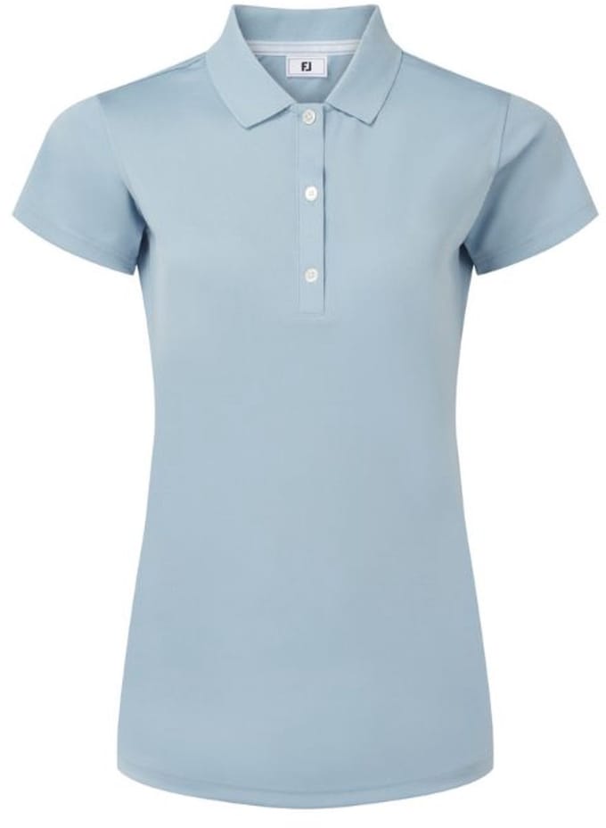 Footjoy Stretch Pique Dames Polo Shirt Lichtblauw