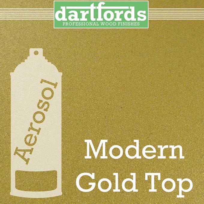 Dartfords FS5659 Metallic Nitrocelluloselak Modern Gold Top 400ml spuitbus