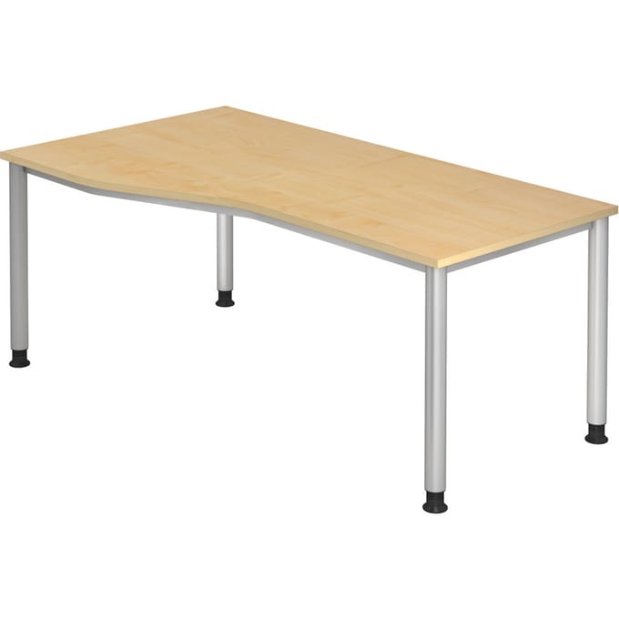 HILO 18 S | Bureau - Esdoorn 180 x 100 Tafelhoogte I In hoogte verstelbaar