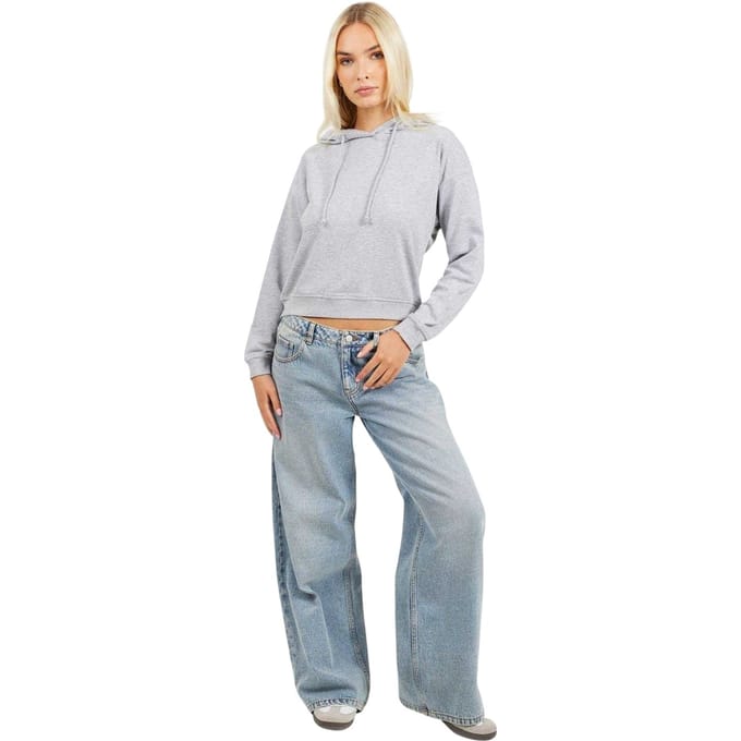 Brave Soul Dames/dames Gewas Sweatshirt (Grijze Mergel)