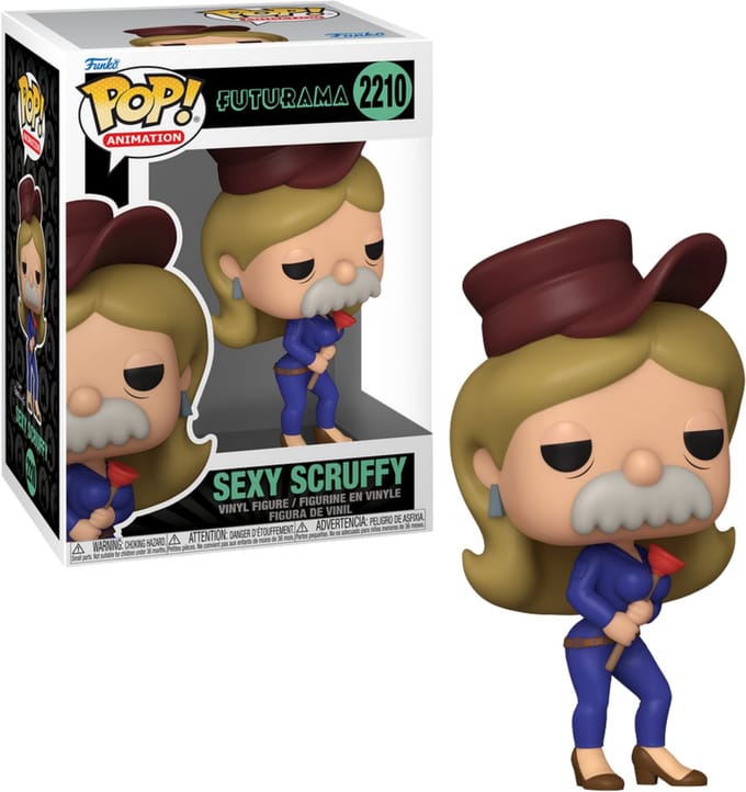 Funko Futurama Pop! Animation Vinyl Figure Sexy Scruffy 9 cm POP! Figuur