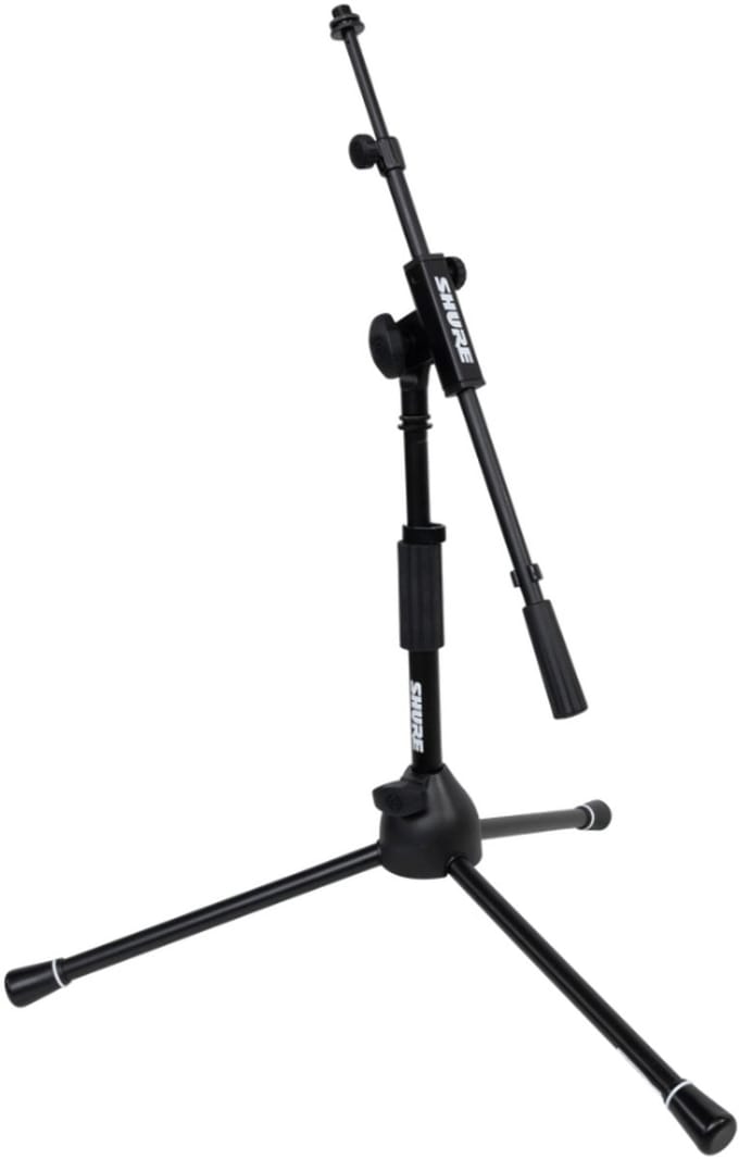 Shure SH-TRIPODSTANDLP Lage Microfoonstatief – Verstelbaar met Telescopische Arm