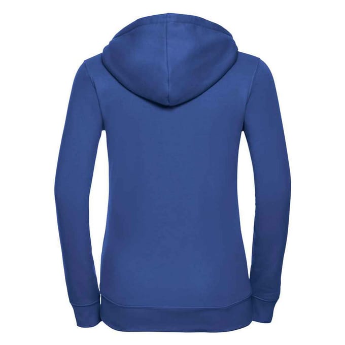 Russell Dames/Dames Authentic Full Zip Hoodie (Helder Koningsblauw)