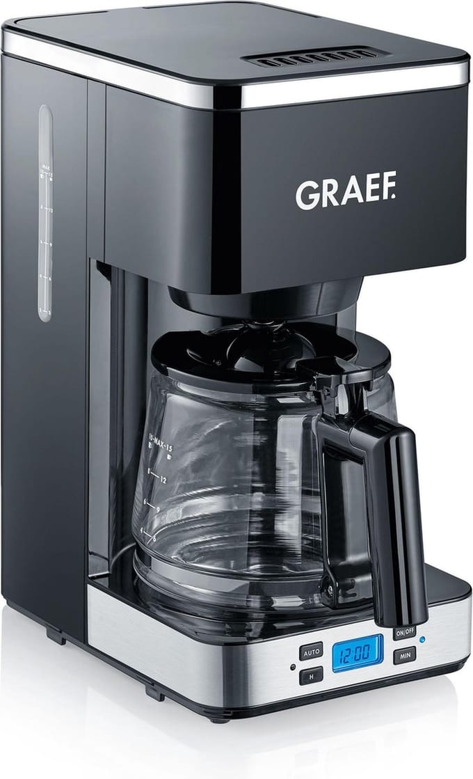 Graef FK502 Koffiezetapparaat Zwart/RVS