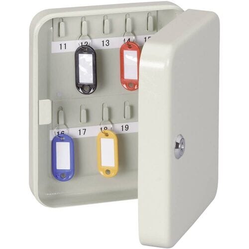 MAUL Sleutelkast - grijs - metaal - 20 sleutels - 1 stuk - 20.2 x 16.4 x 6.4 cm