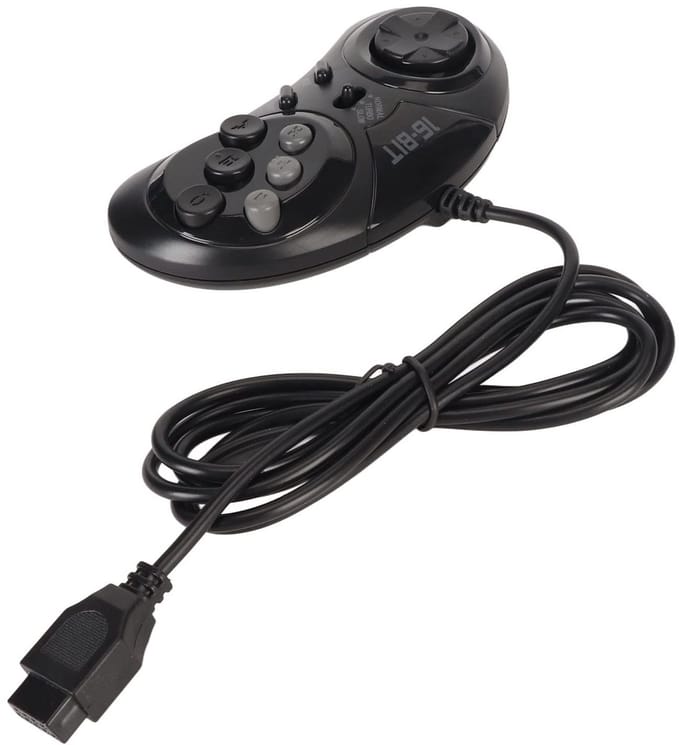 Dailygoody - USB-gamepad-controller - Ergonomisch ontwerp - Compact formaat - Mini-handheld controller - Voor Game Machine - Zwart