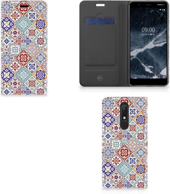Nokia 5.1 (2018) Standcase Tiles Color