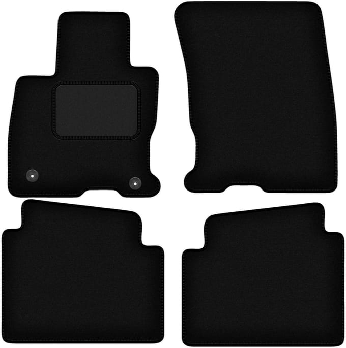 Zwarte veloursmatten voor: Ford Kuga MK3 SUV (2019-)