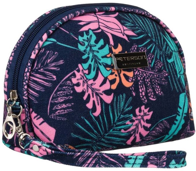 Peterson - Dames Kosmetische Tas - Botanic Print - Compact Formaat