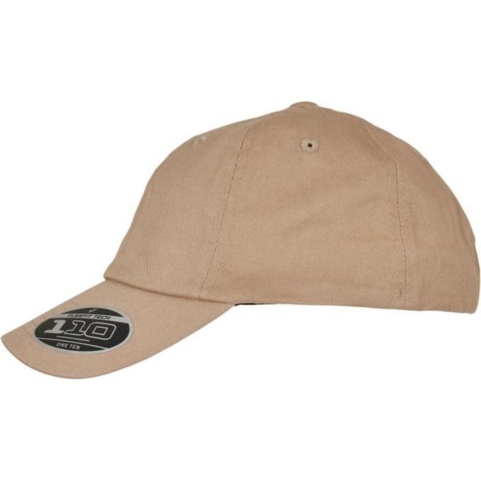 Flexfit 110 Alpha Eco Wassen Unstructured Baseball Cap (Zwart)