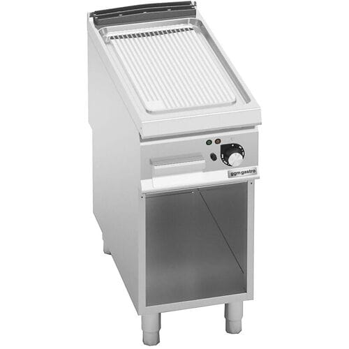 GGM Gastro Elektro Bratplatte - 6,6 kW - Gerillt