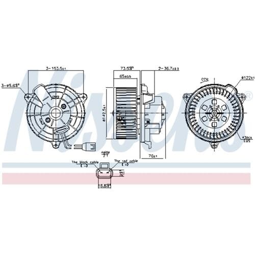 Binnenventilator NISSENS 87649