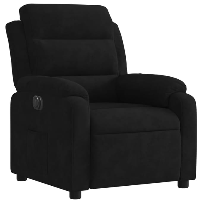 vidaXL - Fauteuil - verstelbaar - elektrisch - stof - zwart