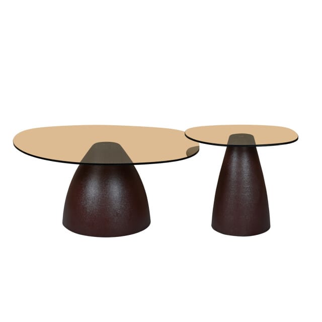 Brix - Bijzettafel - Brix Mylon Brown 50cm - Bruin