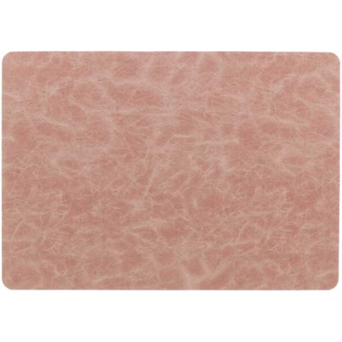 Unique Living | Placemat Nils | Rechthoekig | Polyester | Oud Roze | 30x43cm