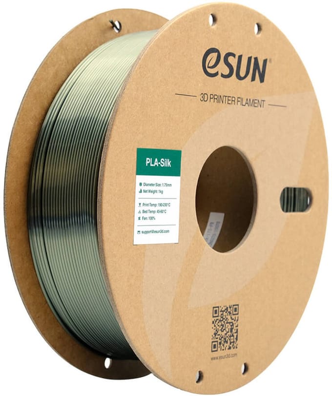 eSun PLA-Silk Brons zijdeglans / Bronze 1 kg - 1.75mm - 3D printer filament