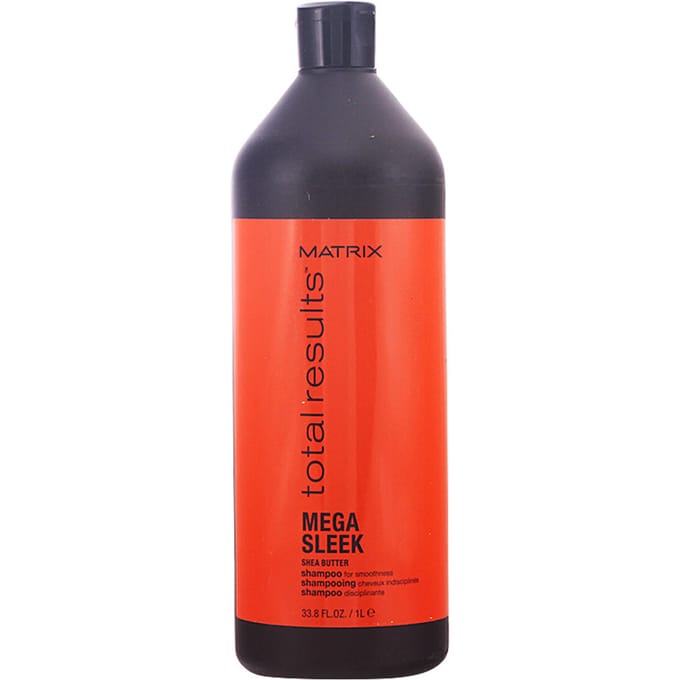 Matrix Total Results Mega Sleek Sheaboter Gladmakende Shampoo voor Pluizig Haar 1000 ml