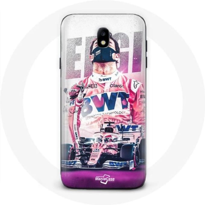 Samsung Galaxy J3 2017 Case Formule 1 Sergio Pérez F1-coureur