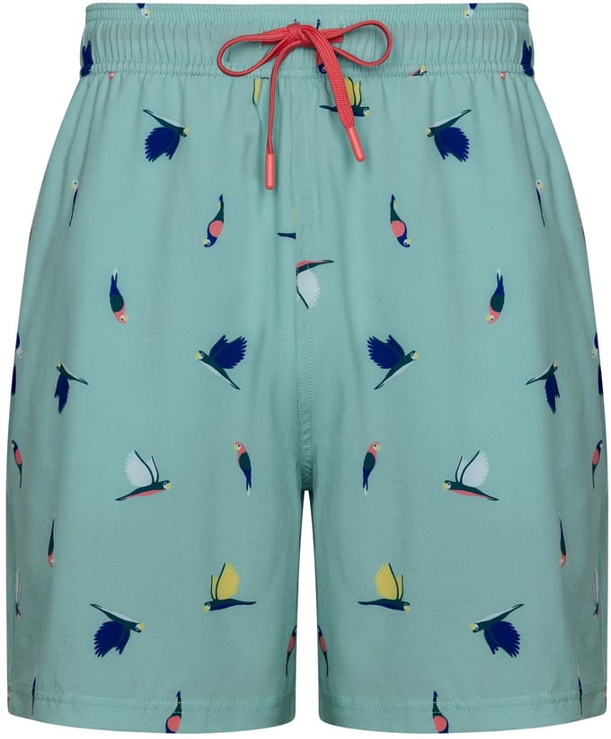 Pastunette Zwembroek Tropical Breeze - Turquoise - Sneldrogend - Maat M