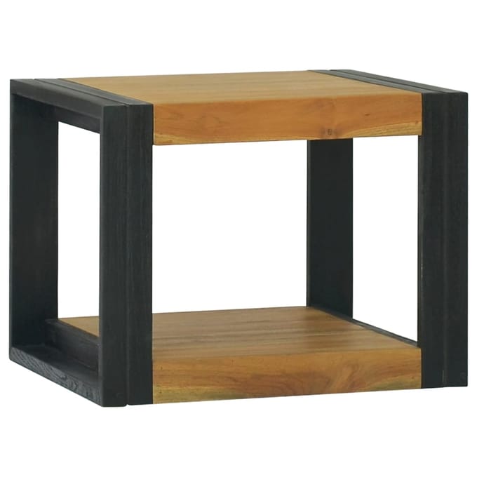 vidaXL - Badkamerwandkast - 45x45x35 - cm - massief - teakhout