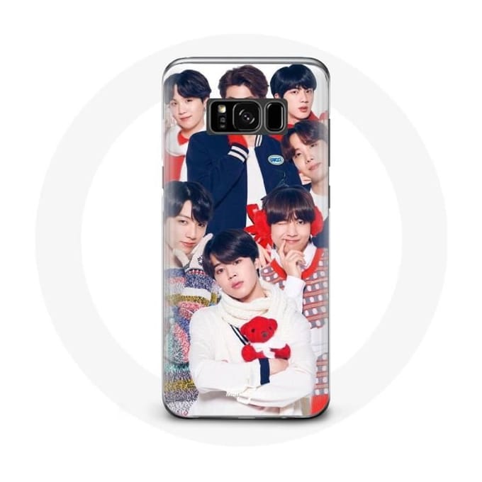 Coque pour Samsung Galaxy S8 BTS Affiche Memebers Cadeau de Noël 2023