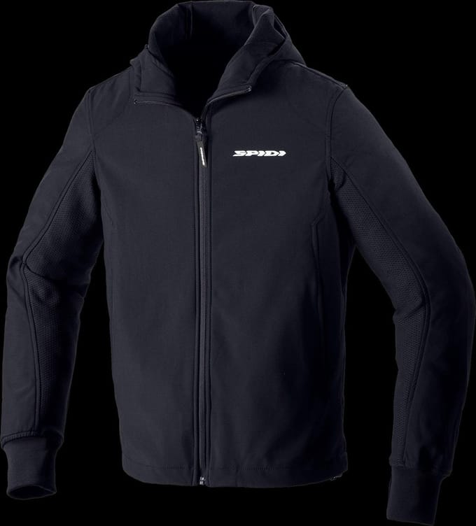 SPIDI ARMOR EVO BLACK MOTORCYCLE HOODIE M - Maat - Jas
