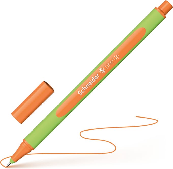 Schneider fineliner - Line-Up - lijnbreedte 0,4mm - tango-orange - S-191006