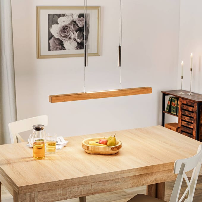 HerzBlut Leonora hanglamp Up&Down 85cm natuur