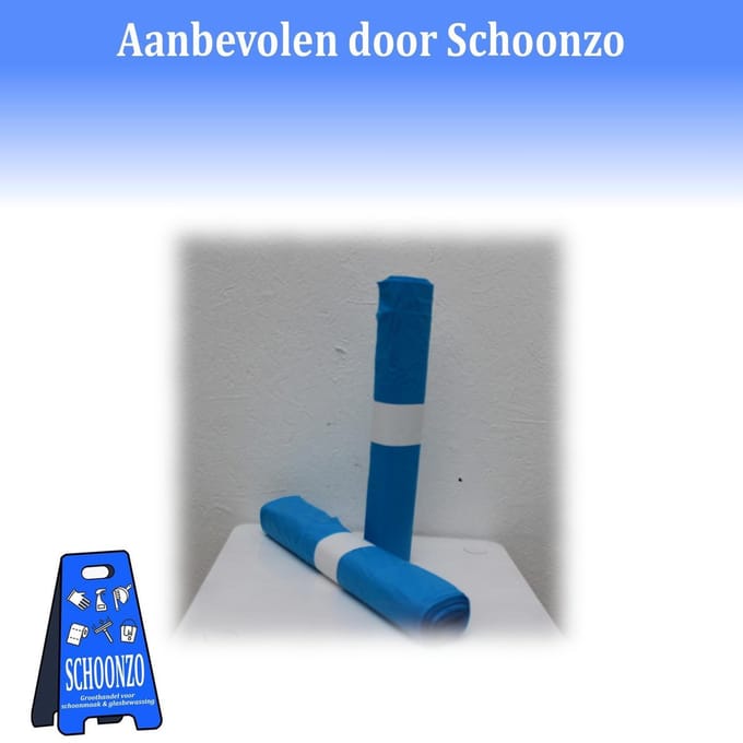 HDPE afvalzak T30 blauw 70x110 cm 120 Liter