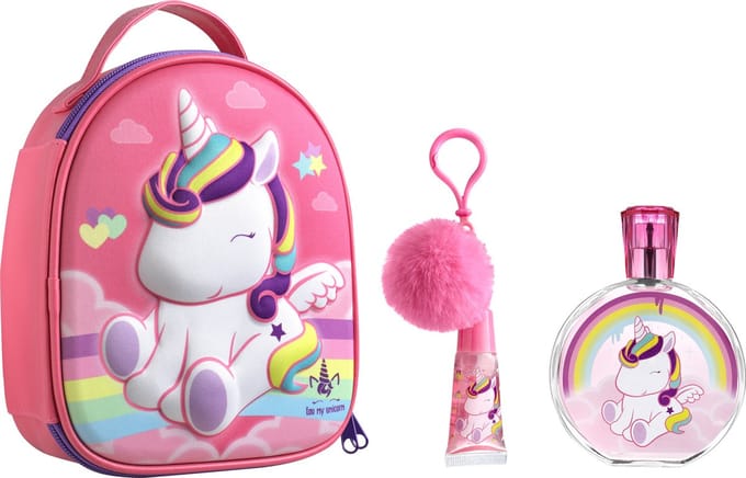 Eau my Unicorn Geschenkset - Eau De Toilette 100 ml & Lipgloss - Met Rugzak