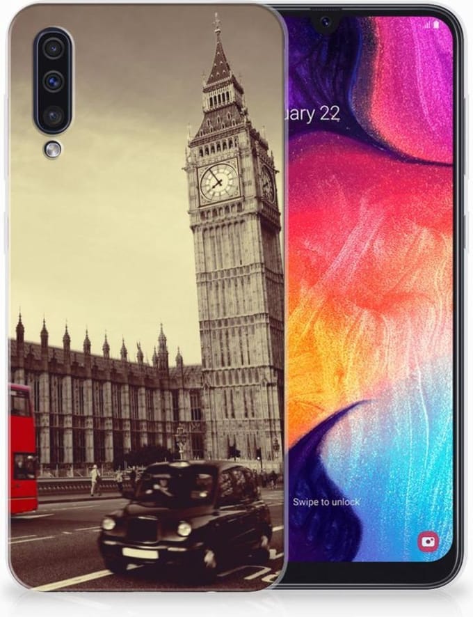Samsung Galaxy A50 Siliconen Back Cover Londen