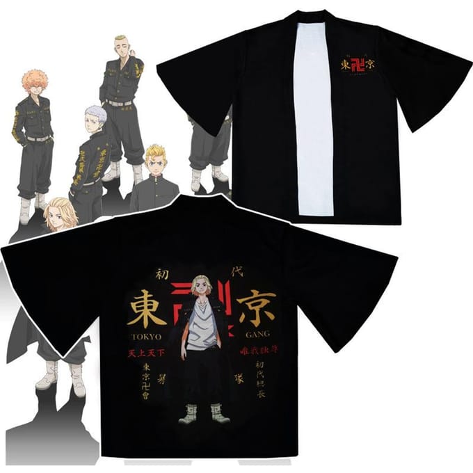 Anime Tokyo Cosplay Rollenspel Pak Meerdere Stijlen XL gray