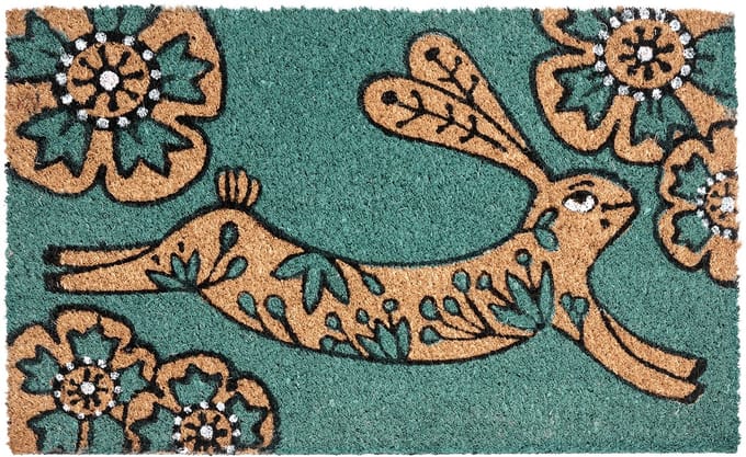 CLARK - Deurmat - Groenblauw - 45 x 75 cm - Kokos