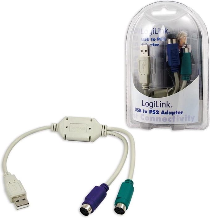 LogiLink Adapter USB - 2x PS/2