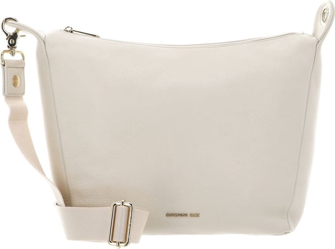 MANDARINA DUCK Leren Schoudertas Mellow Leather Shopper Almond Crème