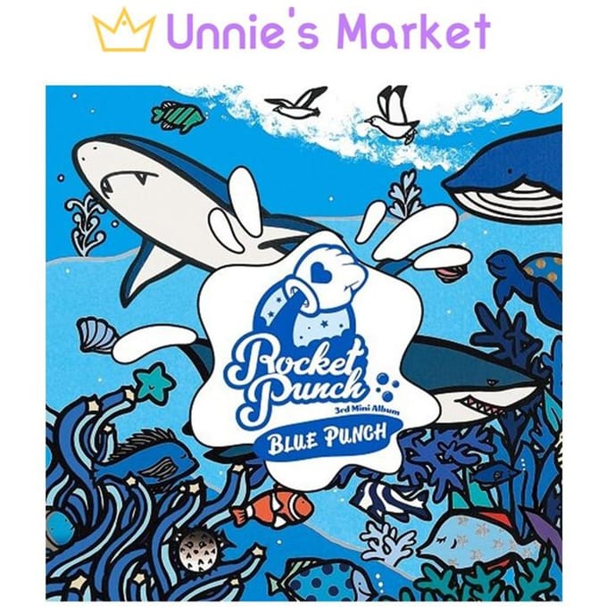 ROCKET PUNCH 3e Mini Album [BLUE PUNCH] No poster blue