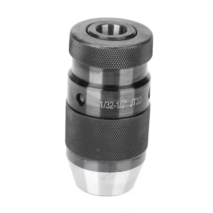 Koolstofstaal 1 32 1 2   CNC Draaibank Zelfspannende Boorkop Boor Bit Adapter JT33 Opname