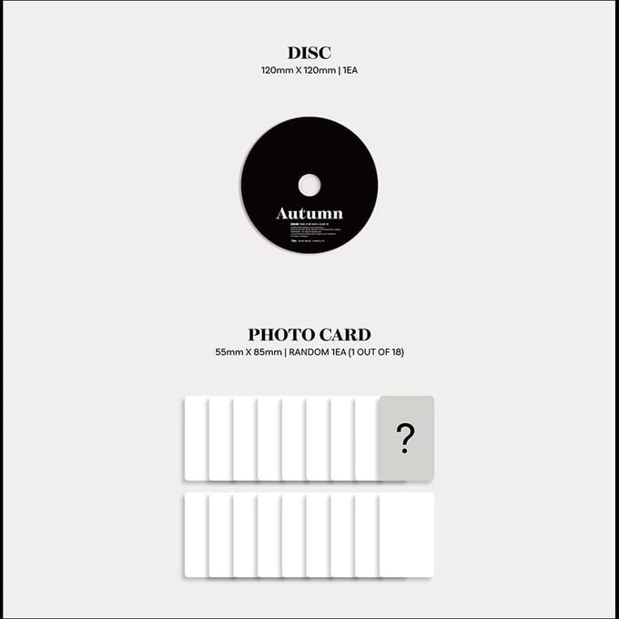 DKB [Herfst] 5e Mini-album No poster white