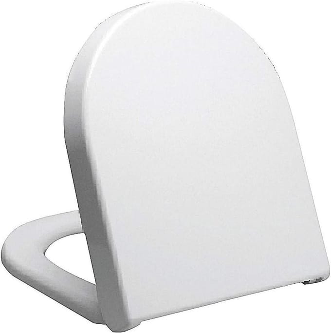 Toiletbril - WC-bril - Badkamer Vernieuwen - Softclose Mechanisme - D-vorm - Wit