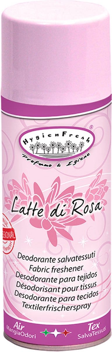 HygienFresh Latte di Rosa textielspray 400 ml