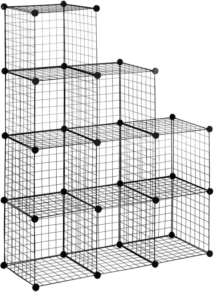 HOMCOM - Plug-in rekken - Duurzaam en robuust - Modulaire structuur