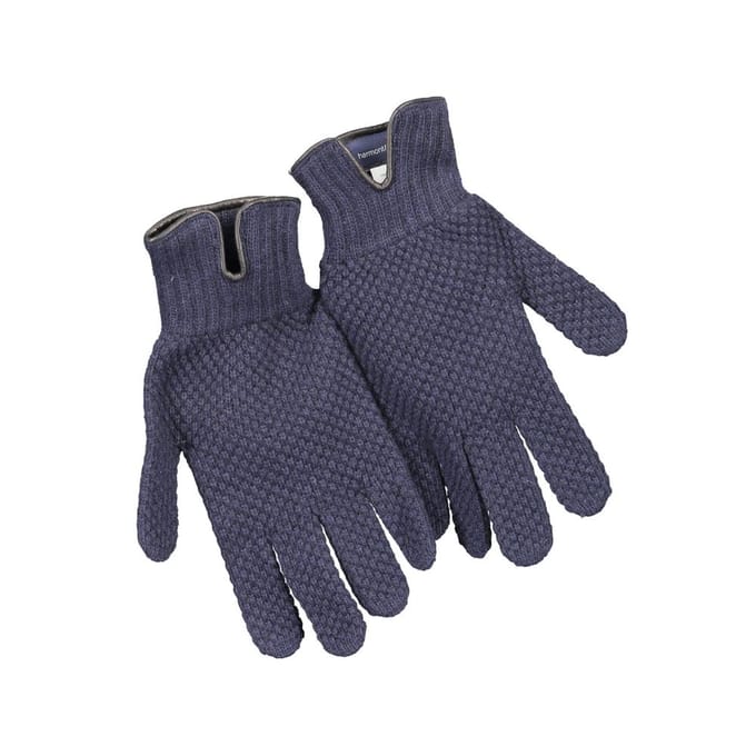 Harmont & Blaine Marineblauwe Wol Herenhandschoenen