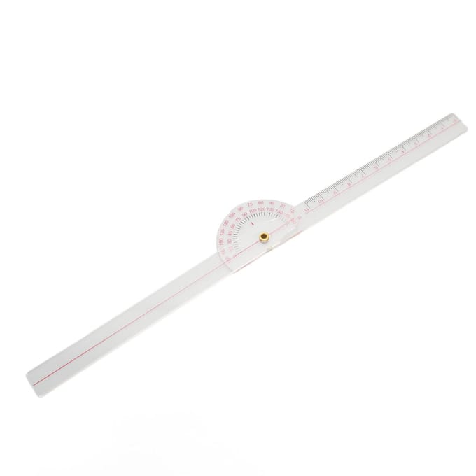 Gezamenlijke Goniometer 360 Graden Nauwkeurige Meting Spinale Curvatuur Goniometer Tool voor Knie Elleboog white