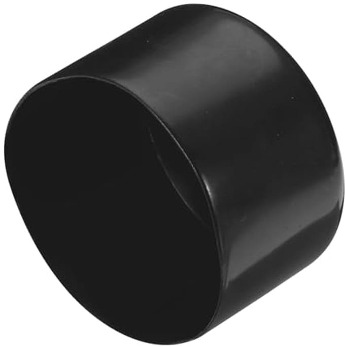 Rubberen Eindkappen - 4 Stuks - 80 mm Binnendiameter - Voor Bescherming van Buizen en Schroefdraad - Zwart