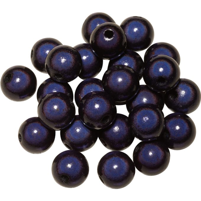 Miracle Beads, 8 mm - Zwart