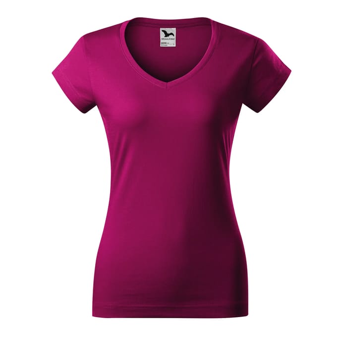 Dames-T-shirt met V-hals Malfini 162
