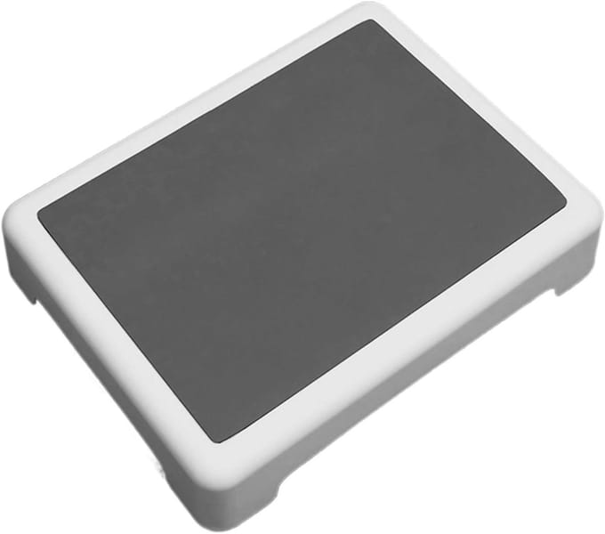 Toilet Kruk - Badkamer Kruk - Comfortabel Zitten - Stabiele Constructie - 43x33x9 cm - Wit