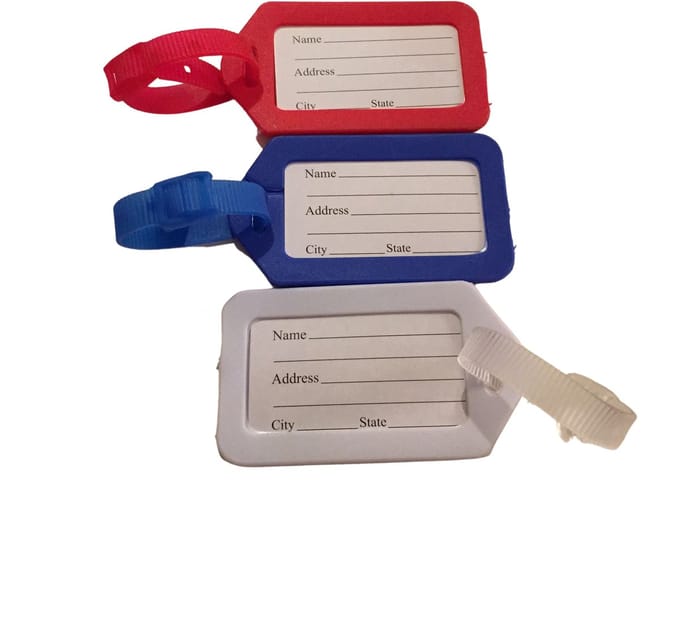 Premium Kofferlabel / Reislabel / Bagagelabel | Luggage Tag - Set 3 Stuks